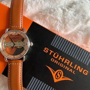 Stührling Skeleton Watch